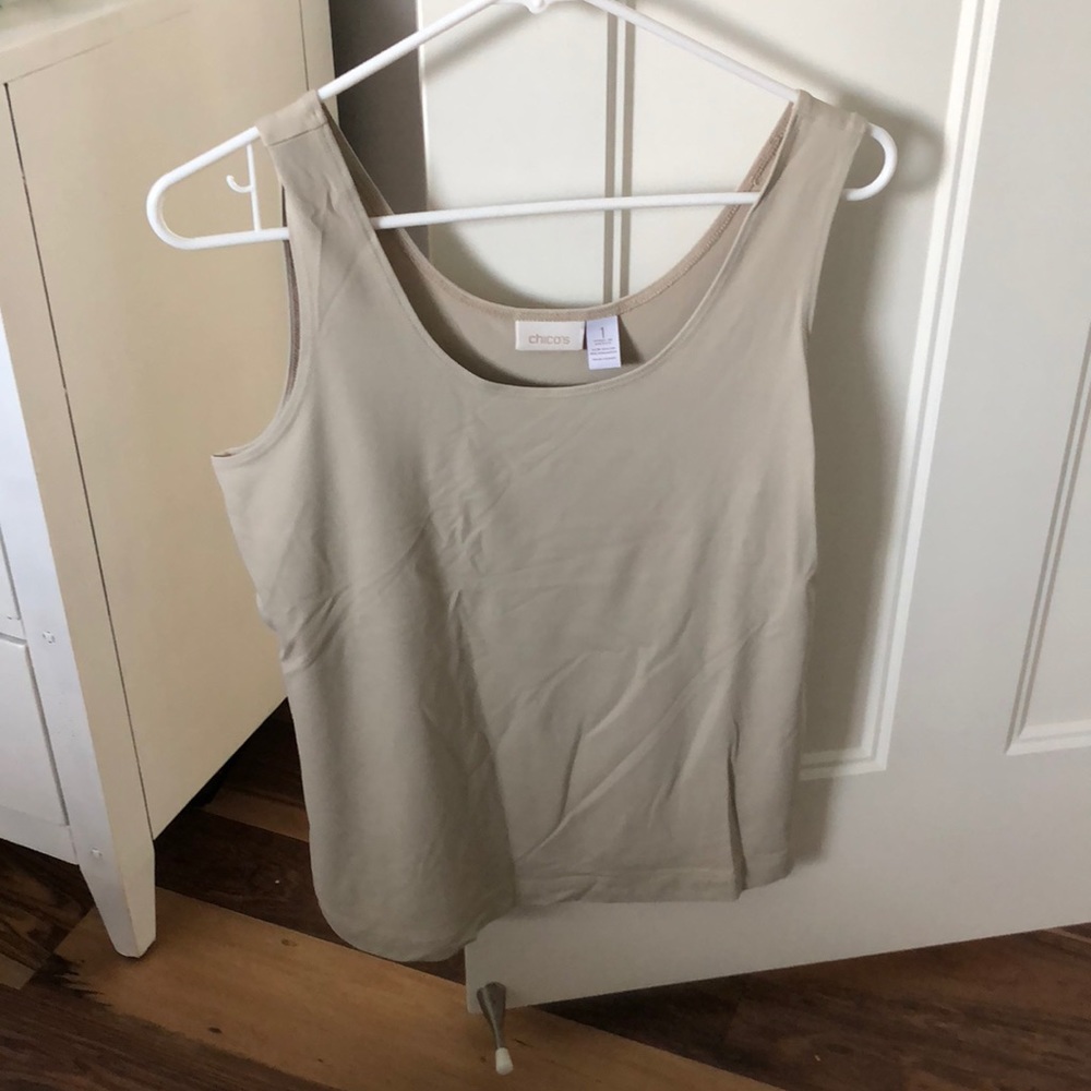 Chico’s Tan Tank Top (size 1)